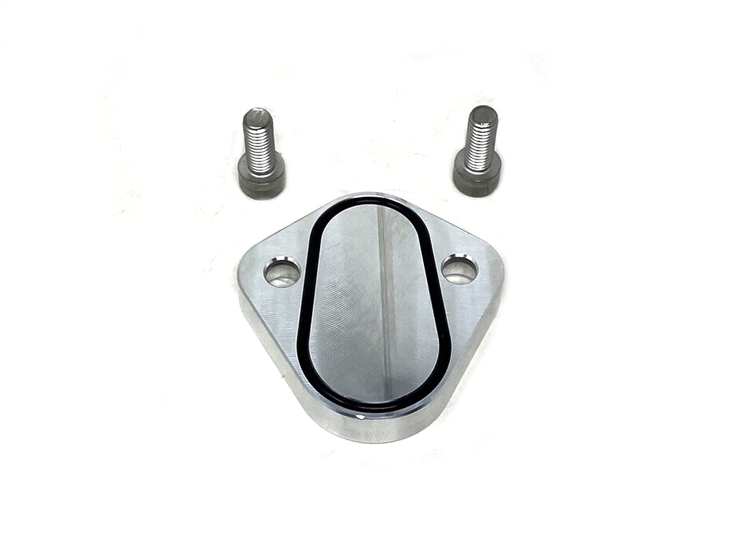 Forged Diesel Fuel Pump Block-Off Plate, 1989-2018 Dodge Ram 5.9L 6.7L Cummins, Photo 2
