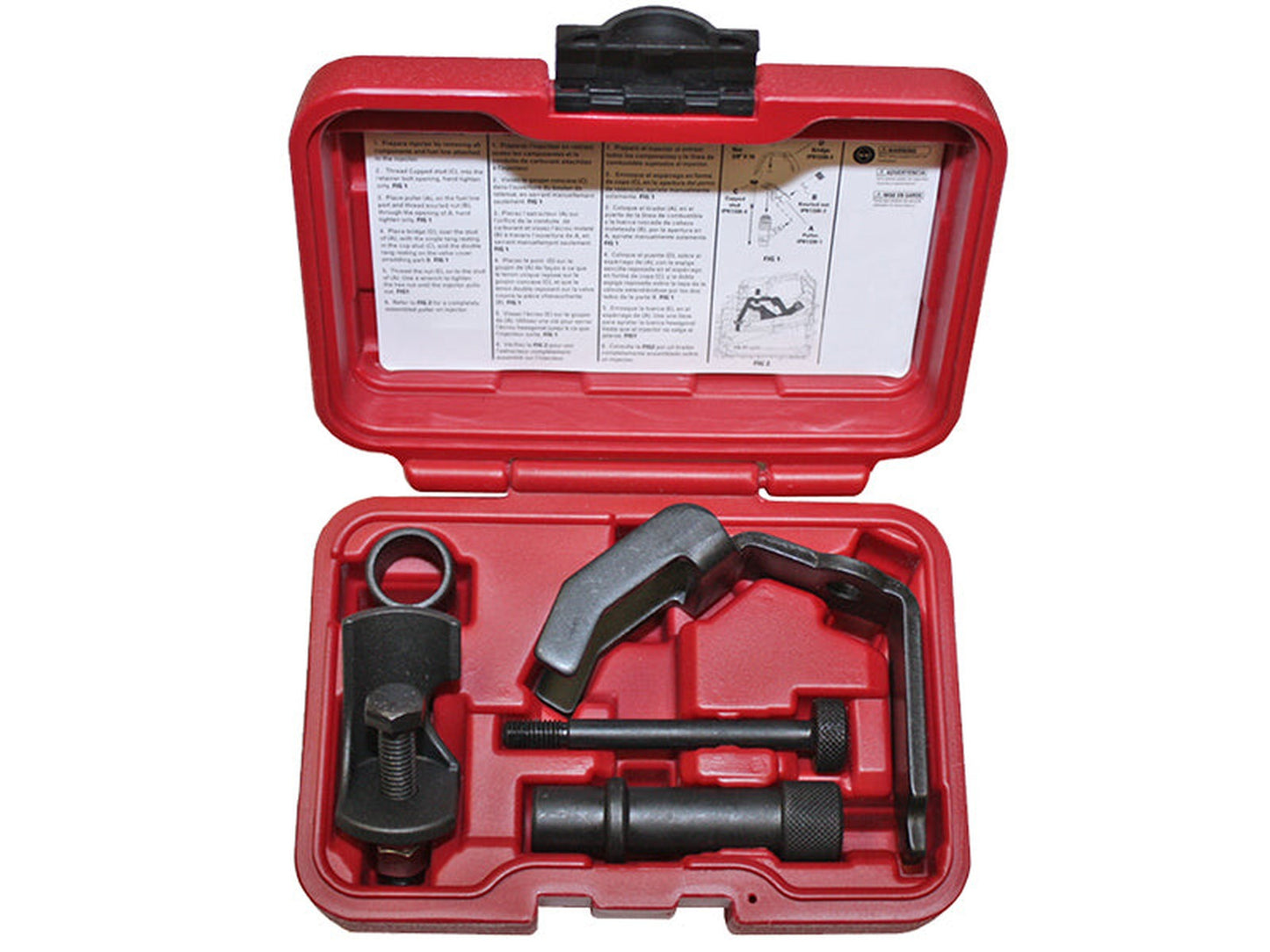 Forged Diesel Deluxe Injector Puller Removal Tool Kit, 2004.5-2010 GM 6.6L Duramax LLY LBZ LMM, In Case