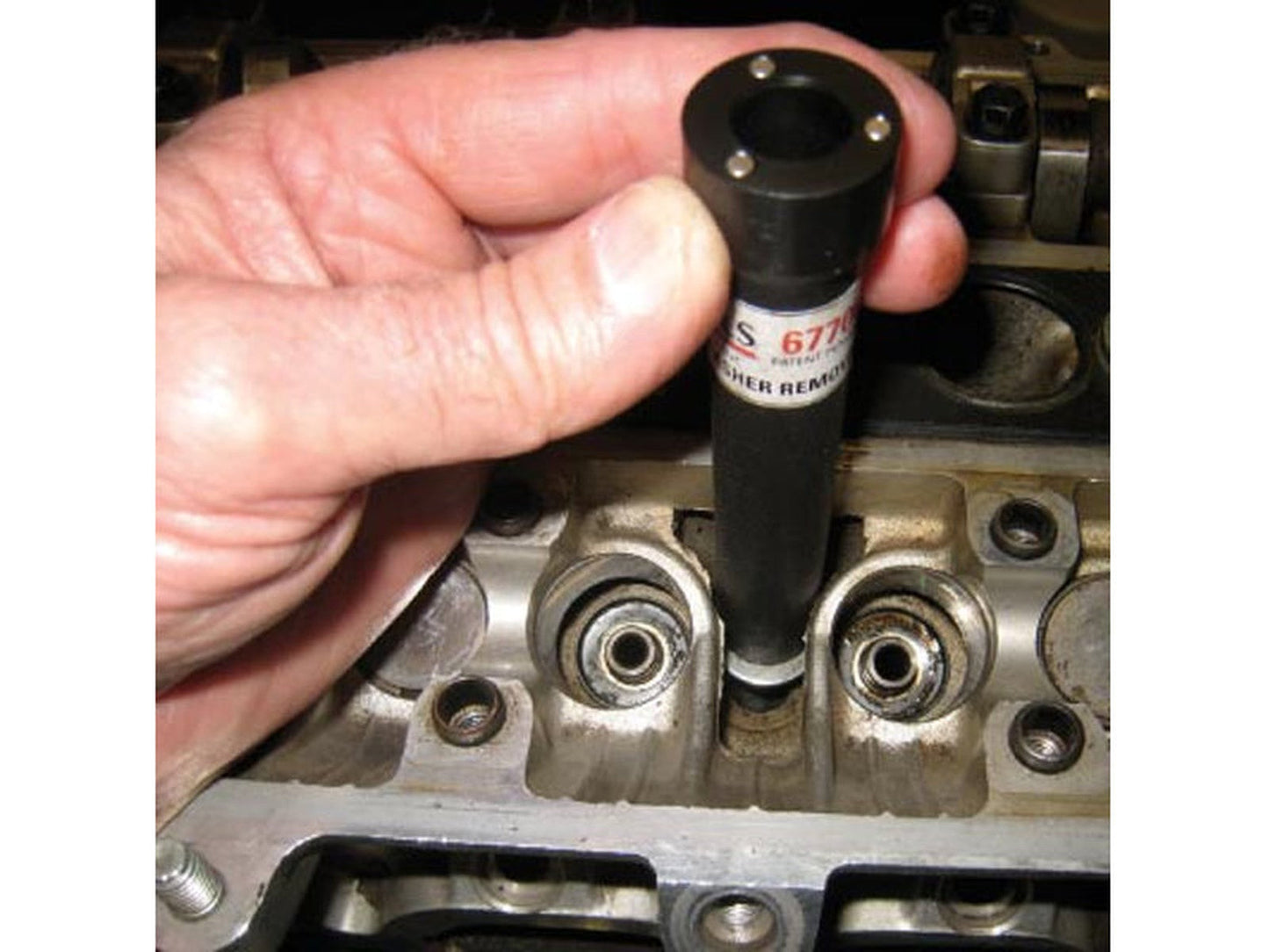 Forged Diesel Magnetic Washer Remover Tool, Cummins, Duramax, Powerstroke, In Use