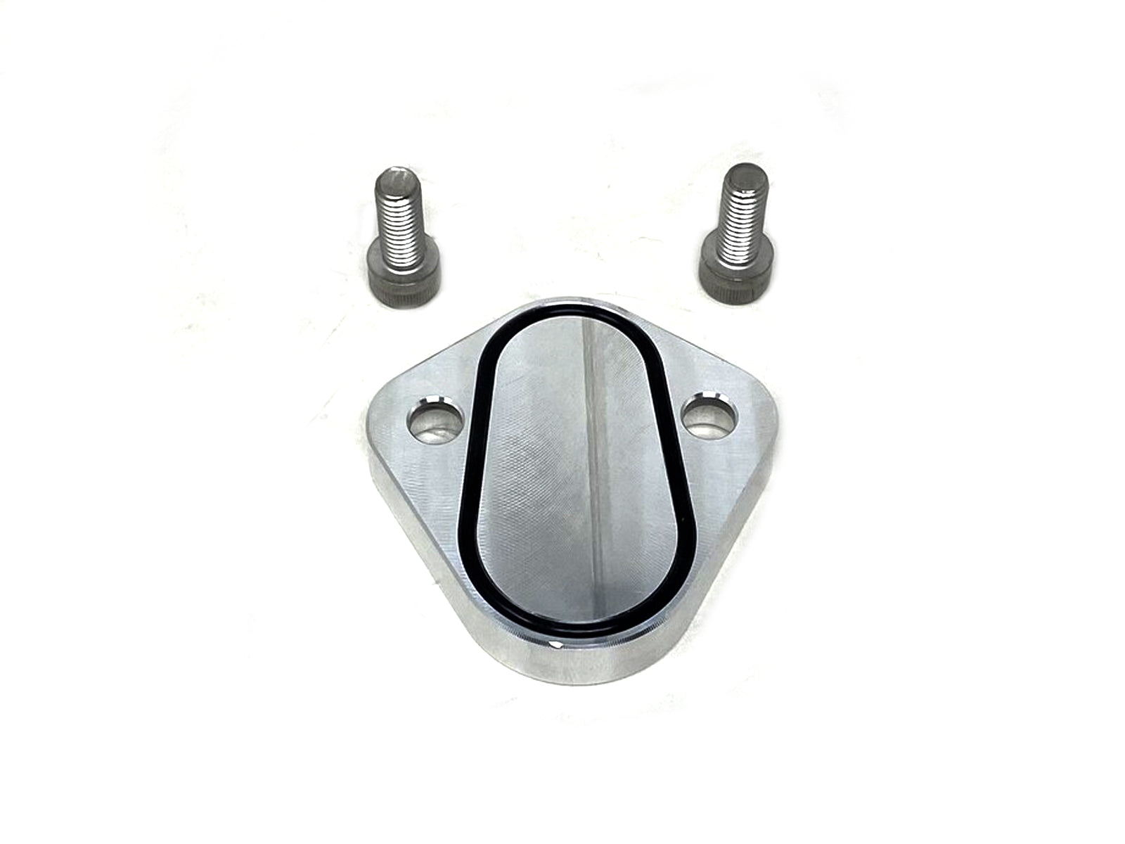 Forged Diesel Fuel Pump Block-Off Plate, 1989-2018 Dodge Ram 5.9L 6.7L Cummins, Photo 2