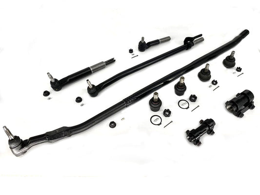 Forged Diesel 10 Piece Ball Joint Tie Rod Drag Link, New Style Steering, 2003-2013 Dodge Ram 4WD