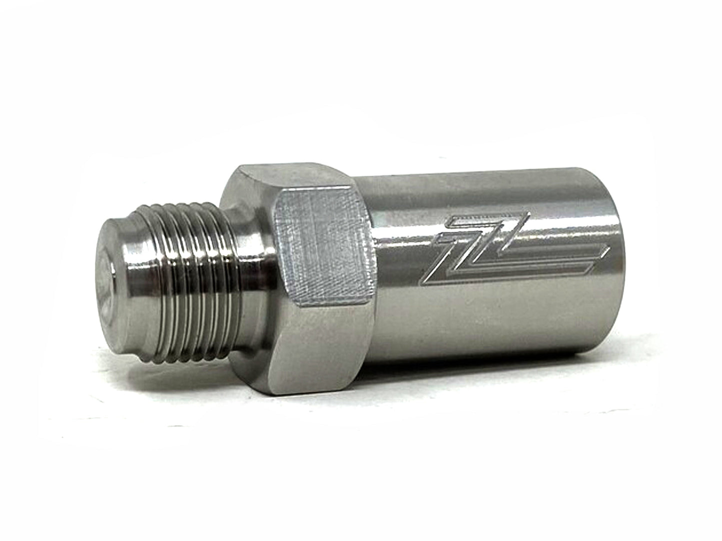 Forged Diesel Stainless Steel Fuel Rail Race Plug, 2001-2004 GM 6.6L Duramax LB7, Photo 2